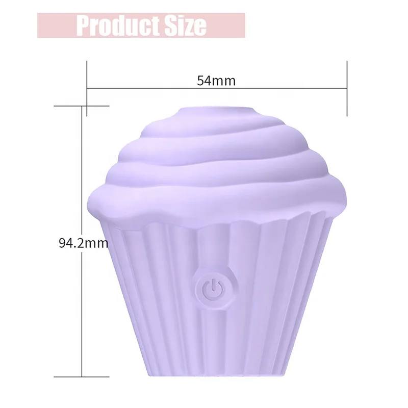 Source Silicone Clit Sucking Cupcake Vibrator Sex Toy Women Nipple