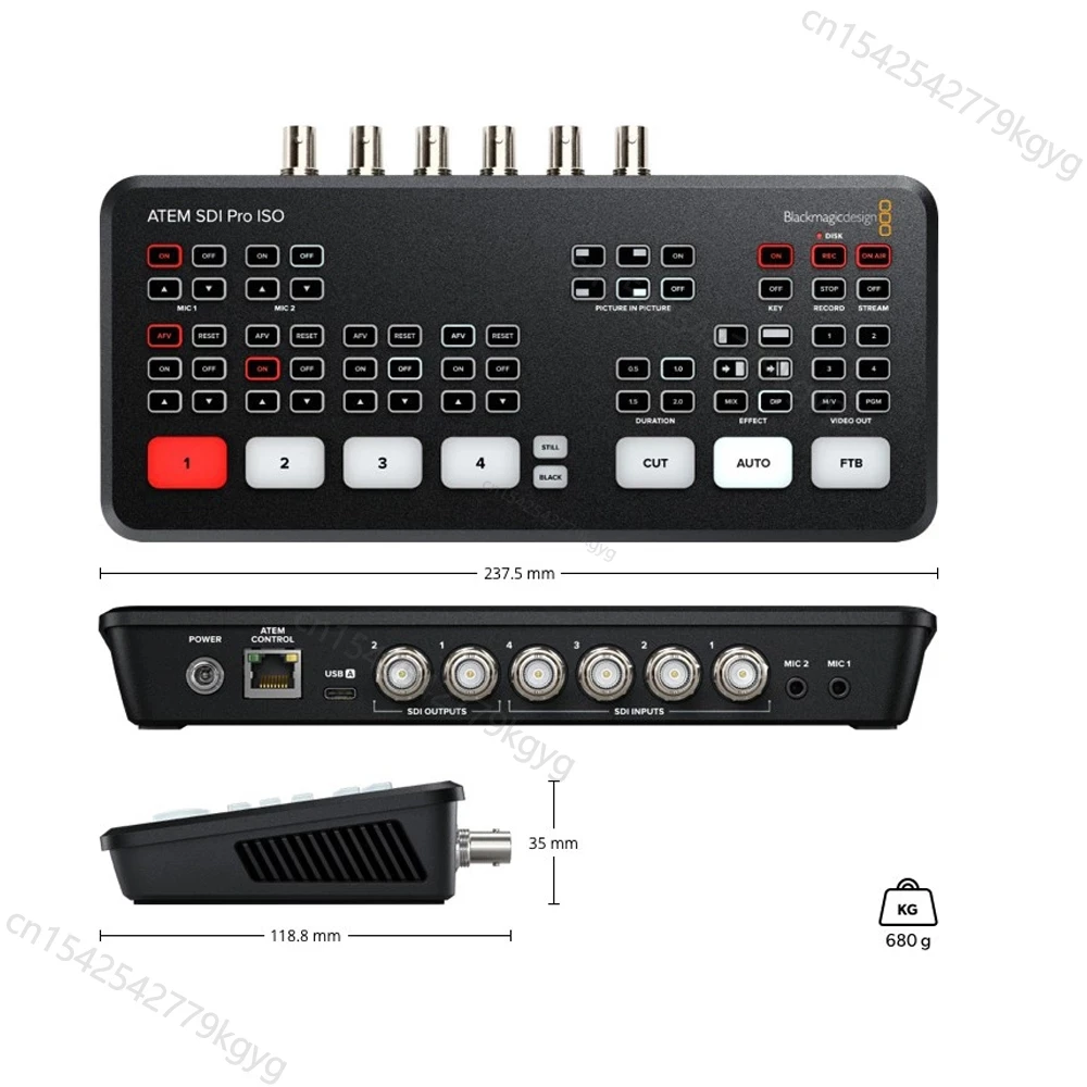 Blackmagic Design ATEM SDI Pro IOS - Live Streaming Switcher