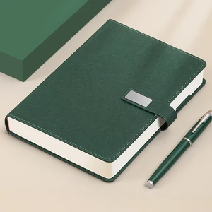 Accepted Customized A5 PU Leather Magnetic Buckle Business Notebook Factory Wholesale Journal Books