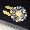 Gold light blue