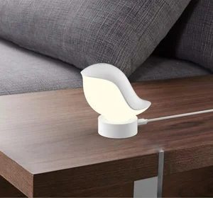 Portable Rechargeable Bedroom Night Light LED Small  Kids USB Sensor Touch Bedside Desk Lamp