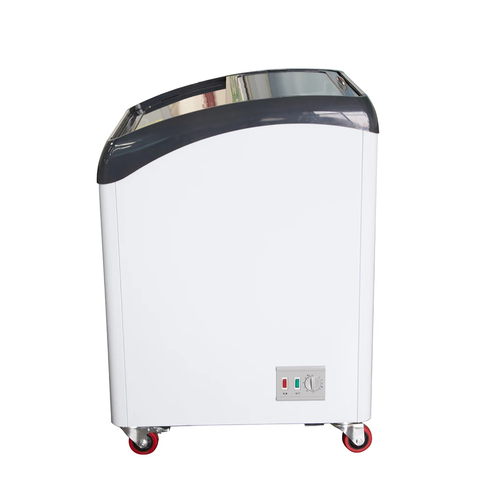 150L Small Counter Ice Cream Freezer Display Deep Freezer