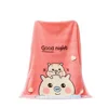 Cochon endormi rose