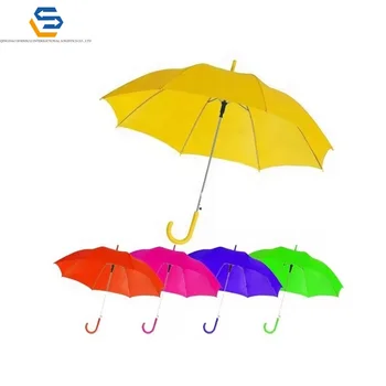 QDshensuli Hot sale umbrella wood china advertising umbrella brown sunshade yellow cane umbrella