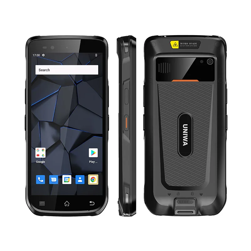 UNIWA M600 IP67 Waterproof 6 Inch Touch Screen Android 12 Industrial Handheld Android PDA Rug Phone with Hand Strap