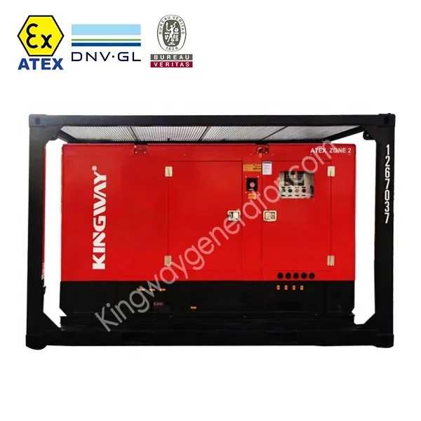 Diesel Genset Zone 2 IIB T3 Hazardous Area Use ATEX Standard Diesel Engine Generator Set Explosion Proof