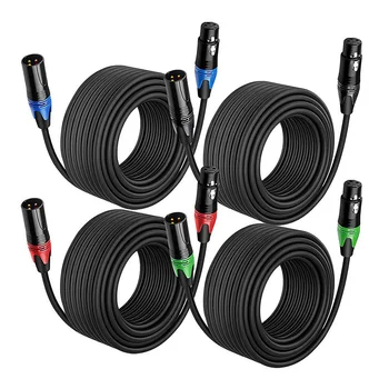 XLR guitar audio cable XLR 3pin male to female live microphone microphone connection cable speaker XLR cable