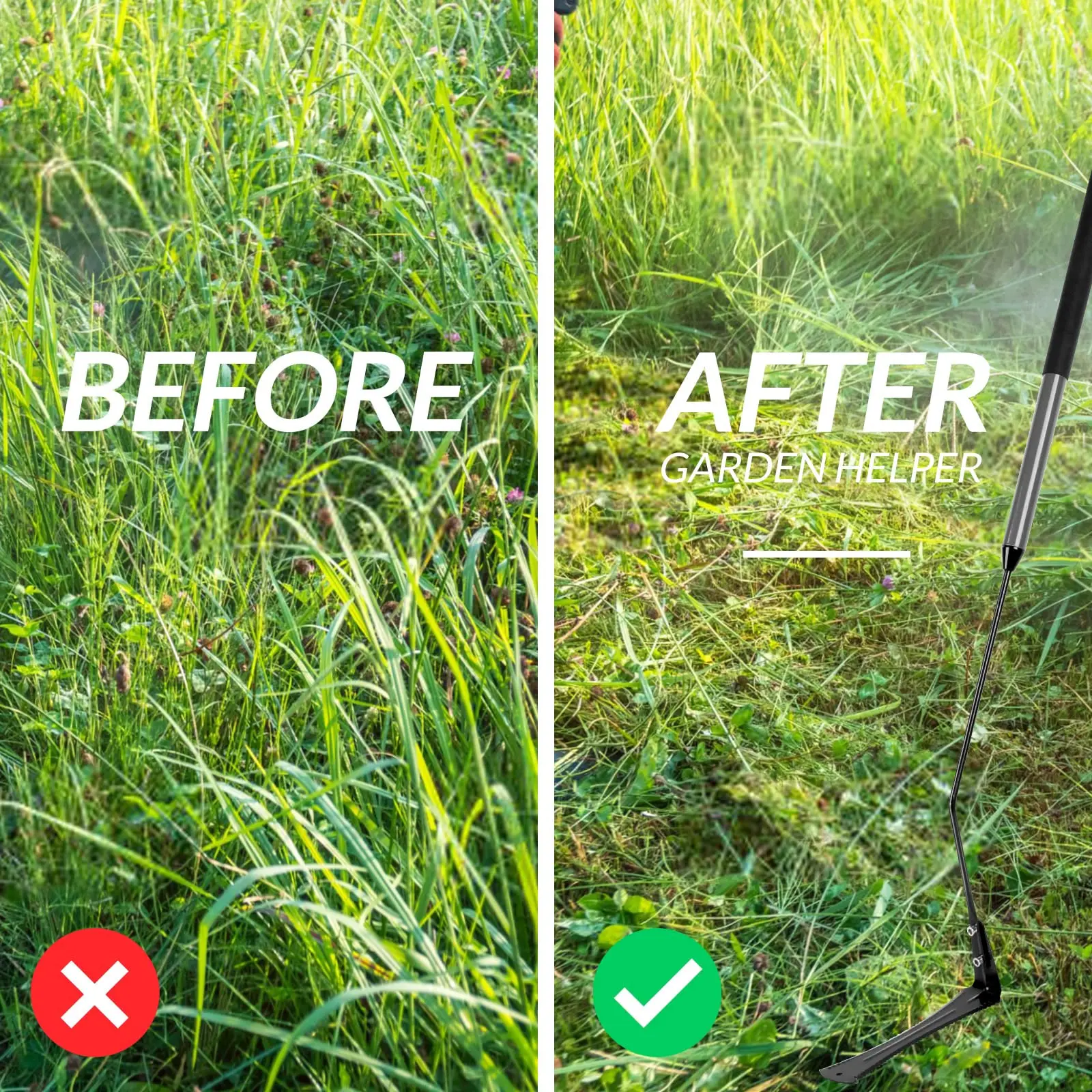 Efficiently Cut Tall Grass and Overgrown Weeds with Hantechn Sickle