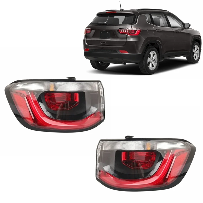 OEM wholesale auto parts left right stop lamp rear brake inner side tail light for Jeep compass 2017 2018 2019 2020 2021