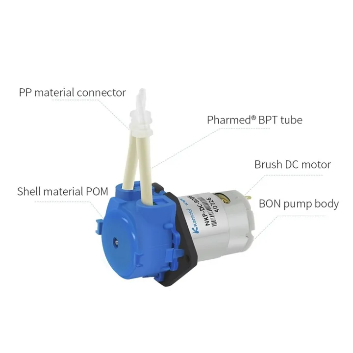 Kamoer NKP Micro Low Cost Small Electric Water Dispenser Irrigation Plants Essential Oils Transfer Peristaltic Pump