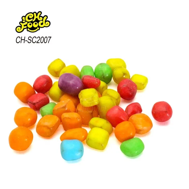 Colorful MIni Fruit Sour Candy Custom Halal Gummy Jelly Candy Sweets Factory Low MOQ Wholesale China Snack Food