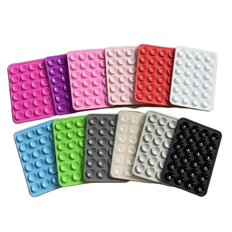 Phone Accessories Thicken Sticky Phone Case Mount Vacuum Silicone Phone Grip Suction Cup Mat Phone Accessories Thicken Sticky Phone Case Mount Vacuum Silicone Phone Grip Suction Cup Mat