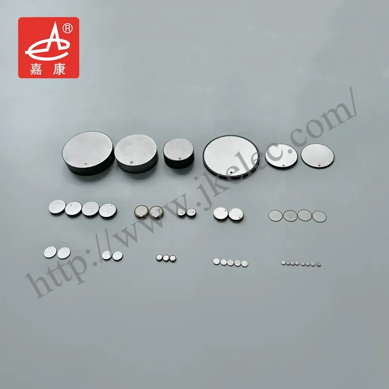 JIAKANG 12mm Piezoelectric Ceramics Disk 1MHz Ultrasonic Transducer 570PF 25kHz Bandwidth Impedance 60