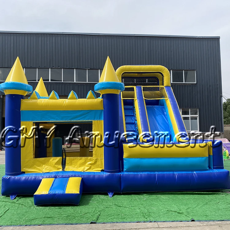 Balloon Inflatable Jumping Bouncer Castle Combo/Commercial Grade Kids Inflatable Bounce House With Slide