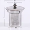 Medium-sized stainless steel tea strainer