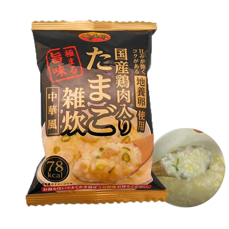 Japanese Brand Easy And Delicious Freezedried Egg Instant Porridge