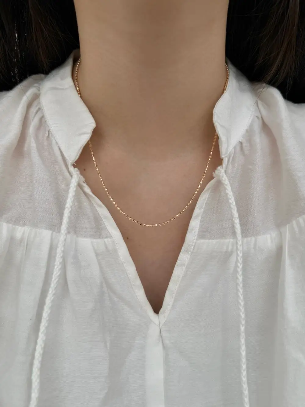 KAKODIY Casual Women's Fashion Boutique Jewelry Bead Chain 925 Sterling Silver Necklace detail 3
