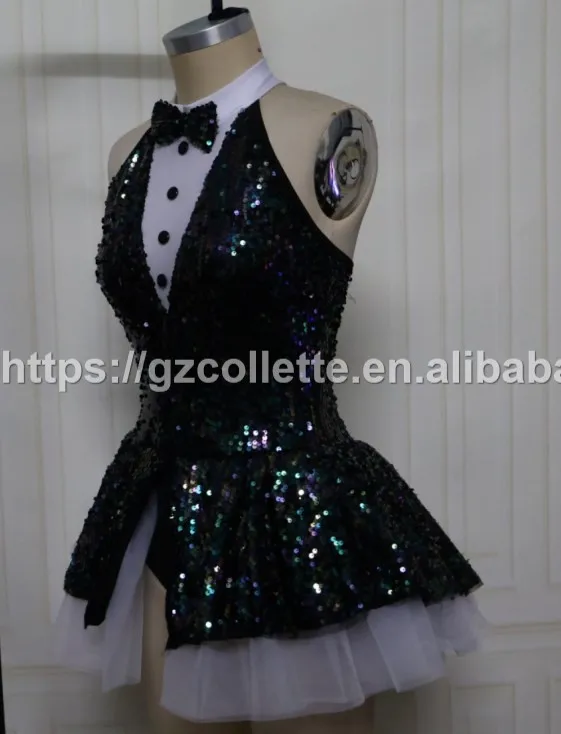 Sexy Black Wholesale Jazz Dance Costumes for Women Frindge Dress Sexy Black Wholesale Jazz Dance Costumes for Women Frindge Dress