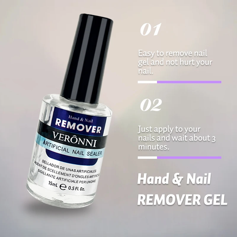 Professional Nail Removes Soak Off Gel Nail Polish Burst Magic Nail Gel Uv  Polish Remover Gel