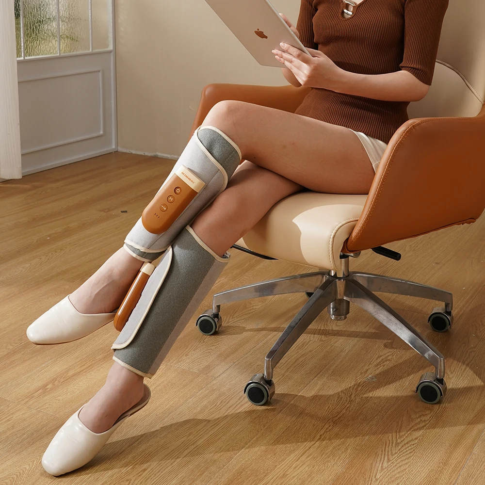 Upgraded Cordless Calf Massager for Circulation Rechargeable Leg Massager for Pain Relief Relax & Fast Recovery Gift for Mom Dad
