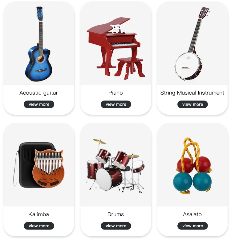 Huasheng High Quality Acoustic Musical Instrument Mandolin For Beginner