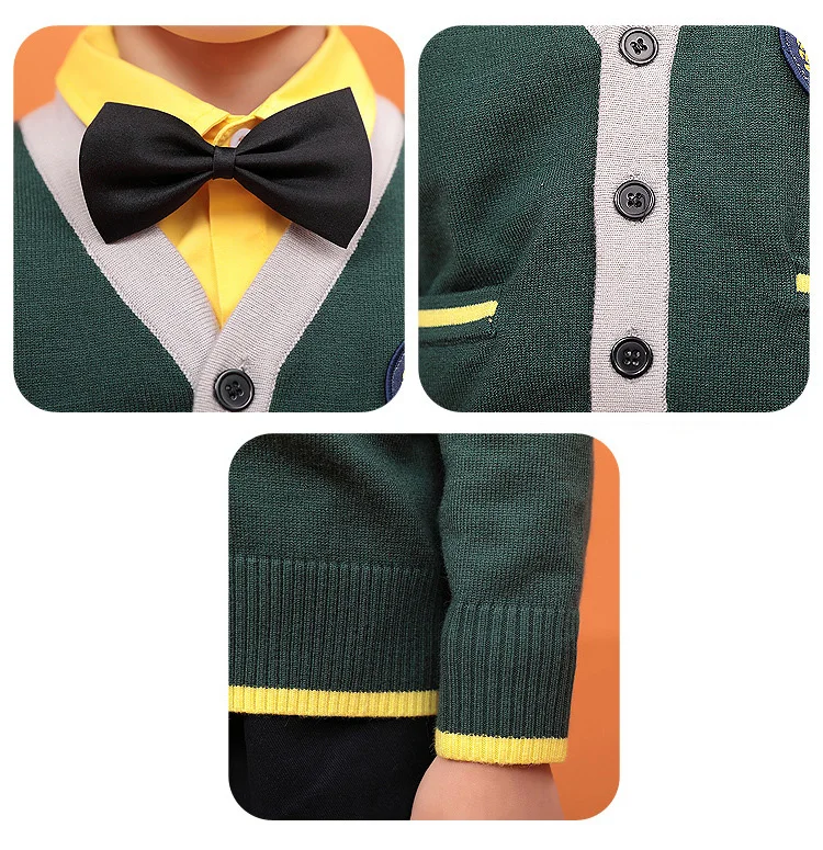 New Arrival High School Uniform For Girls And Boys Dark Green School