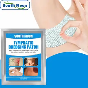 Chinese Herbal Lymphatic Detox Patches 10PCS/Bag Skin Care Anti-Swelling Plaster for Armpits & Neck Lymphatic Detox Patches