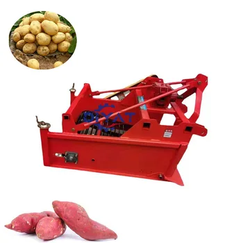 Garlic Potato Peanuts Harvester With Advanced Technology/two Rows Potato Garlic Carrot combine harvester