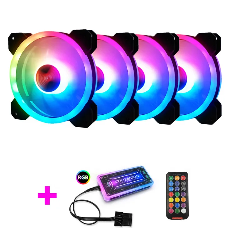 Desktop Gaming Pc Computer Dongguan Manufacture 120mm 12cm case Fan Led Light Rgb fusion Addressable Argb Controller