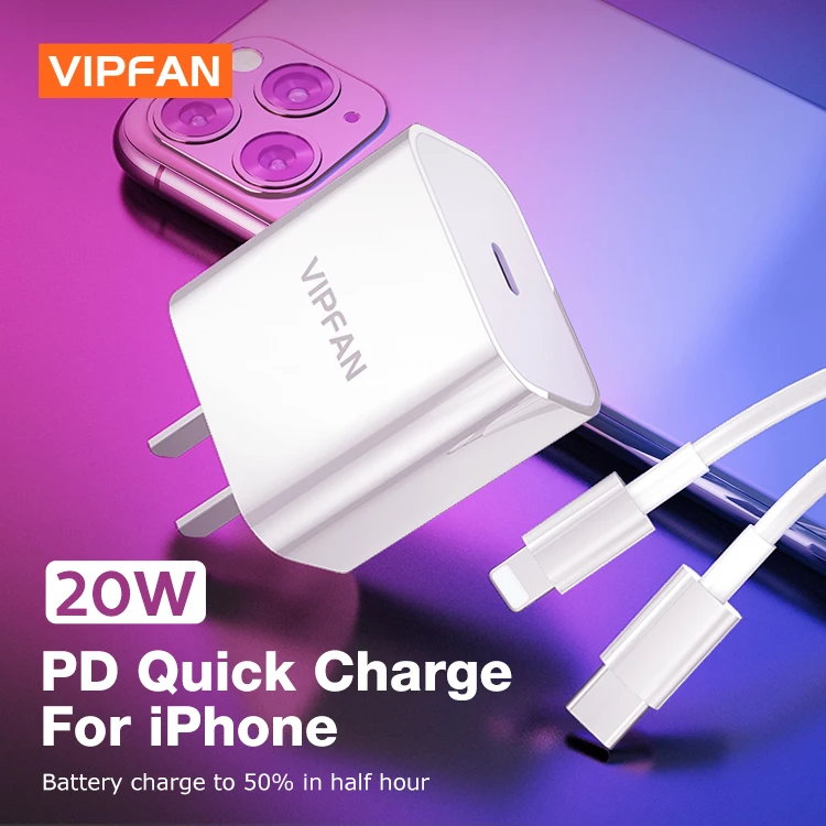 
Заводской бренд поддерживает OEM ODM логотип Тип c зарядное устройство для iphone зарядное устройство 20 Вт usb c зарядное устройство 