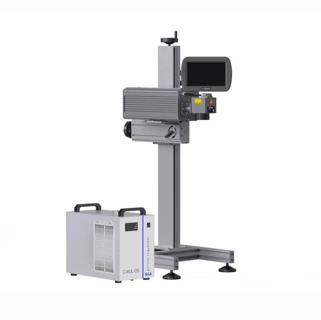Laser Coding Machine Flying Conveyor-Line Fully Automatic Production-Date CO2 Fiber UV Marking Inkjet Printer China No Warranty