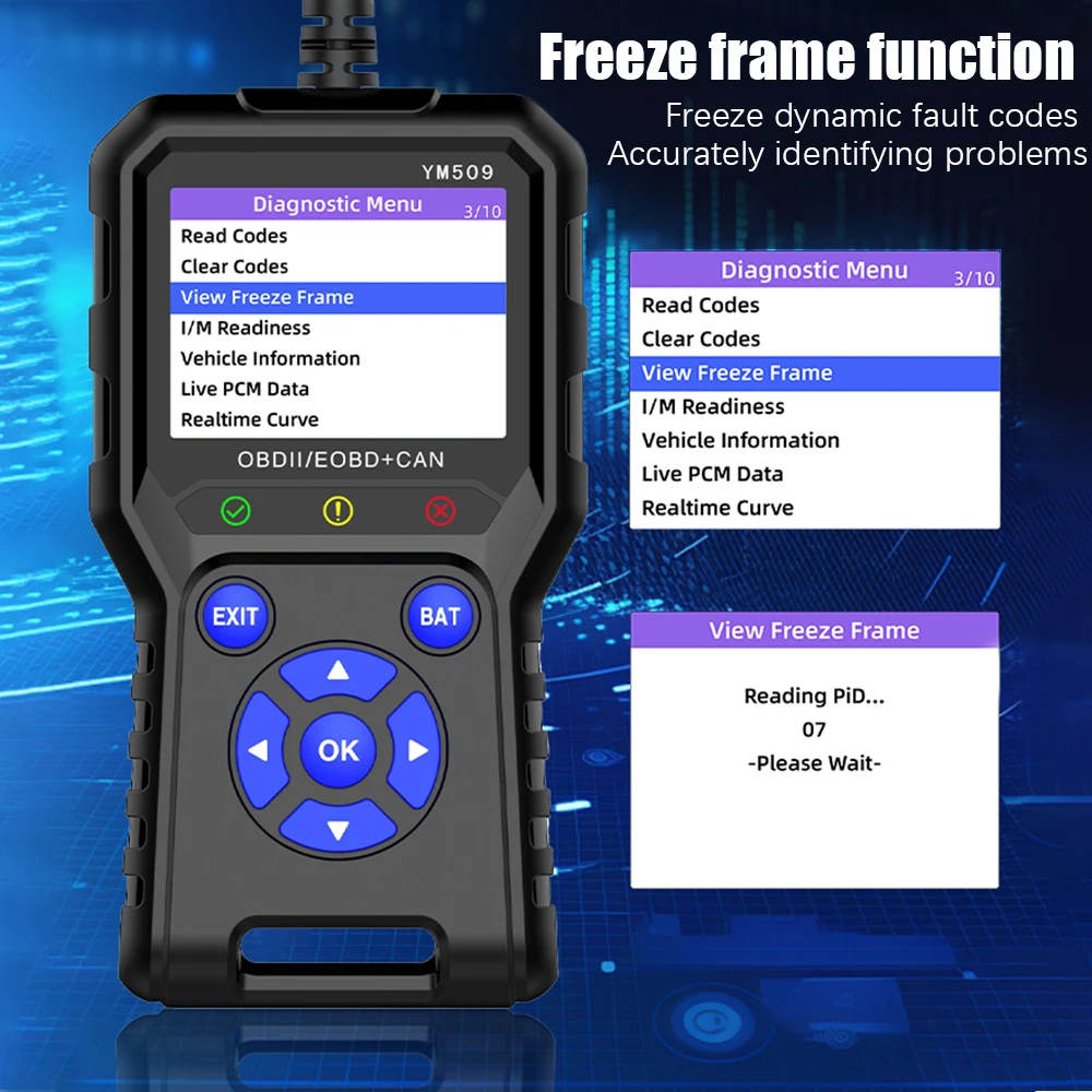 Professional OBD2 Auto Vehicle Engine Code Reader Tool Car Diagnostic Scanner Repair Tool - view 5