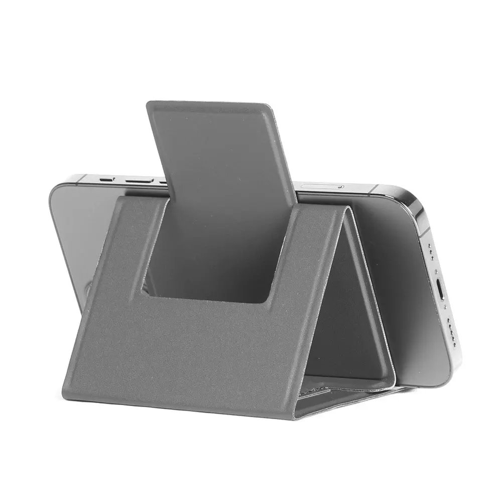 Foldable Stands Desktop Stand Luxury Stable Support Without Shaking Mobile Bracket Phone Pu Leather Holder Sjj009 Laudtec supplier