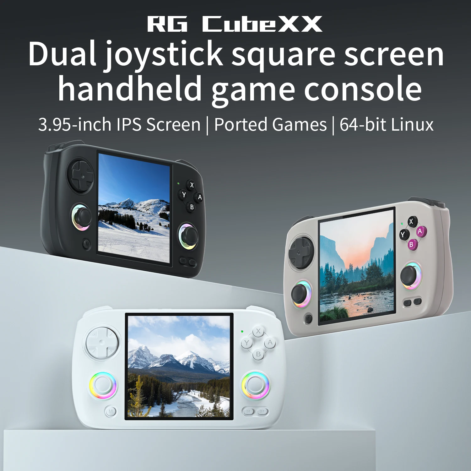 S Anbernic RG CubeXX Handheld Game Console Retro Classic Video Gaming Player Supports WIFI HD TV Connection