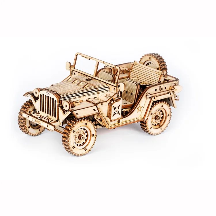 Фабричные сборные игрушки, подарок, Деревянный 3D автомобиль, головоломка для детей