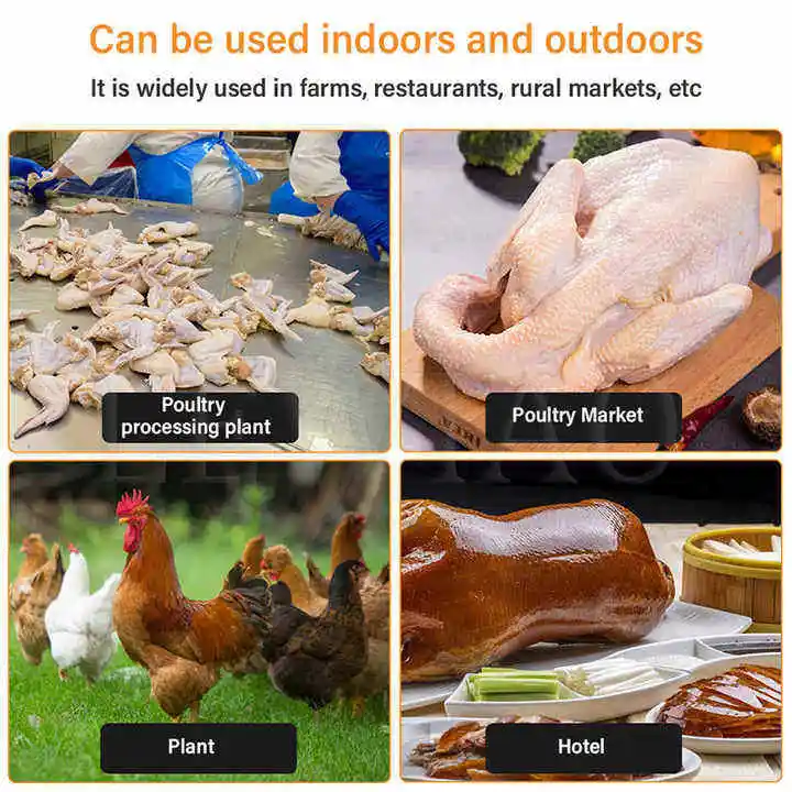 Convenient Tools Quick Plucking Duck Chicken Feather Remover Waterproof Mini Home Use Handheld Electric Poultry Feather Plucker