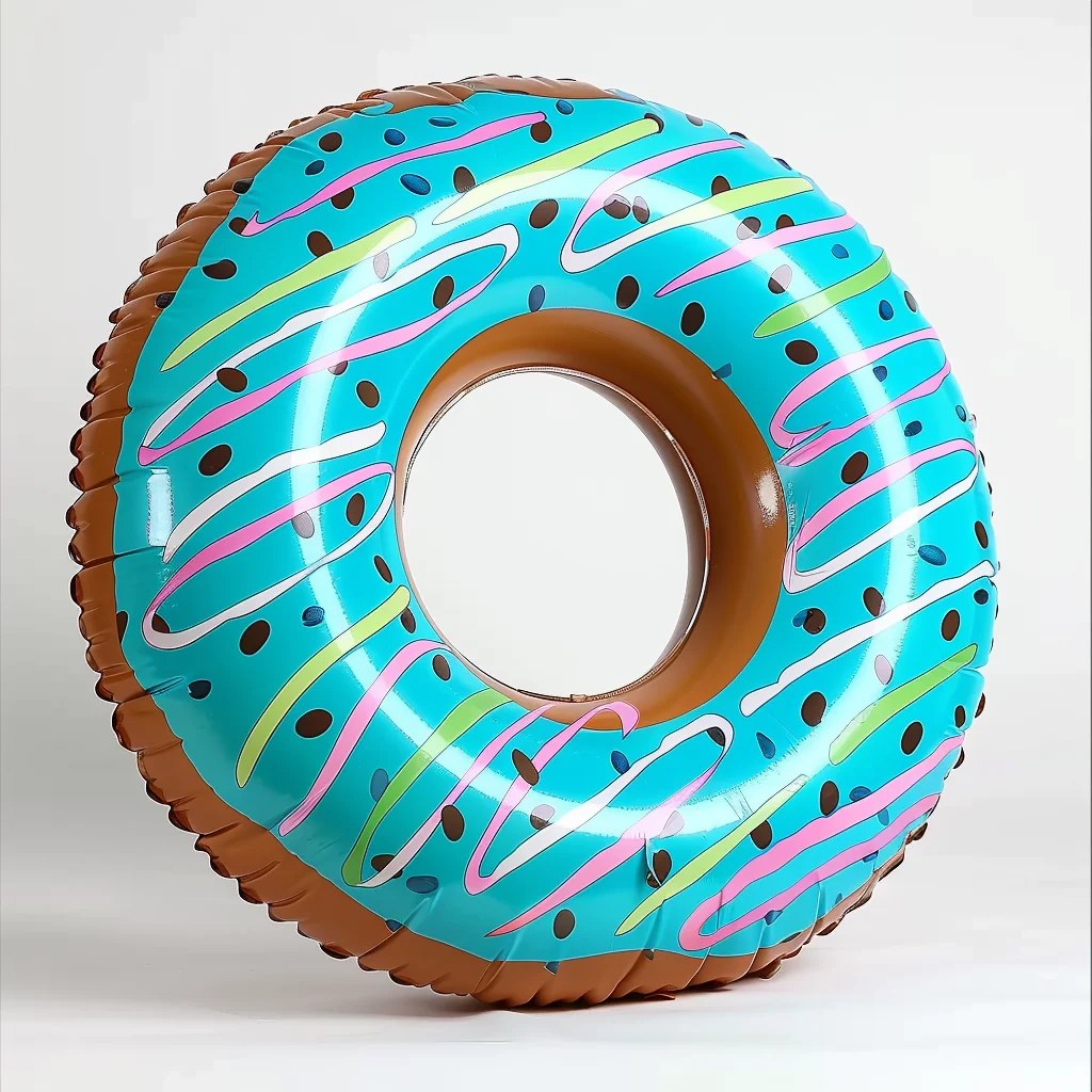 Qiyaz 3 Pack 47.24 Inches Jumbo Donut Pool Floats For