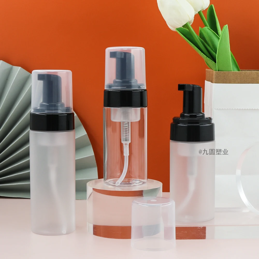 Custom Recycled 15ml Empty Replaceable Frosted White Round Eco Friendly Pp Airless Spray Pump Bottle 30ml 50ml