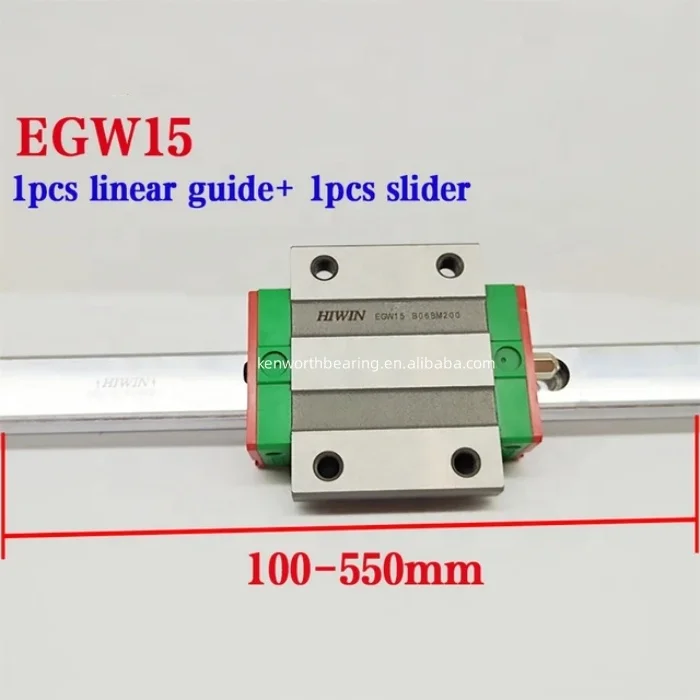 Original HIWIN  Linear Guide Rail EG15 EG20 EG25 EG30 EG35 Linear Slider Block