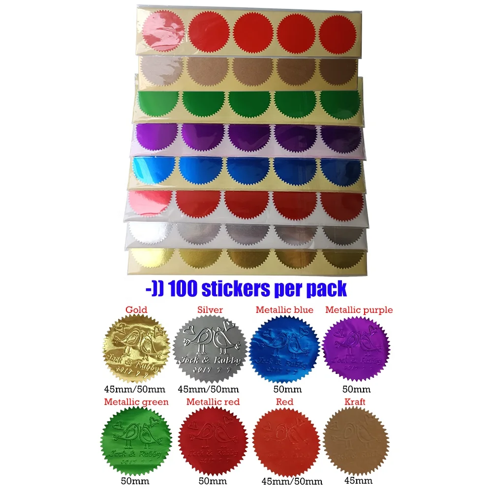 Diy Paper Hand Press Embosser Dry Seal Stamp Embossing for Office Docutments Certificate Seal