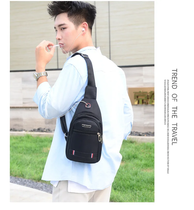 New Designer Men's Shoulder Bag Nylon Casual Crossbody Bags Fashion ...