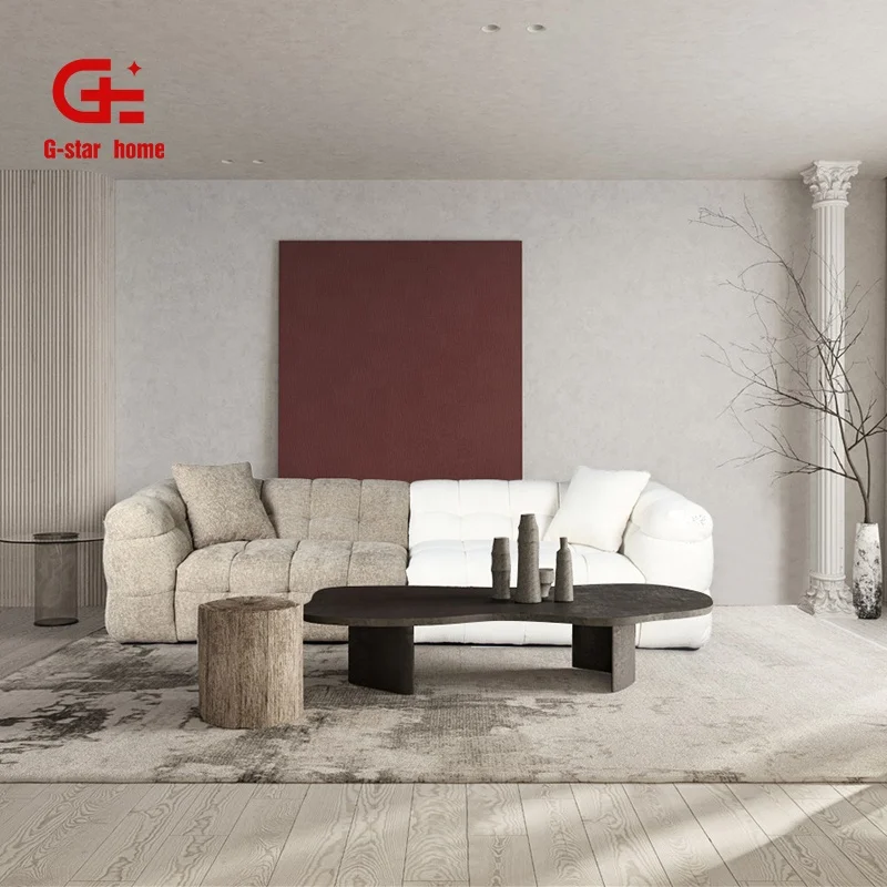 Комплект секционных диванов в скандинавском стиле модульный диван диваны для гостиной 3 места итальянская мебель