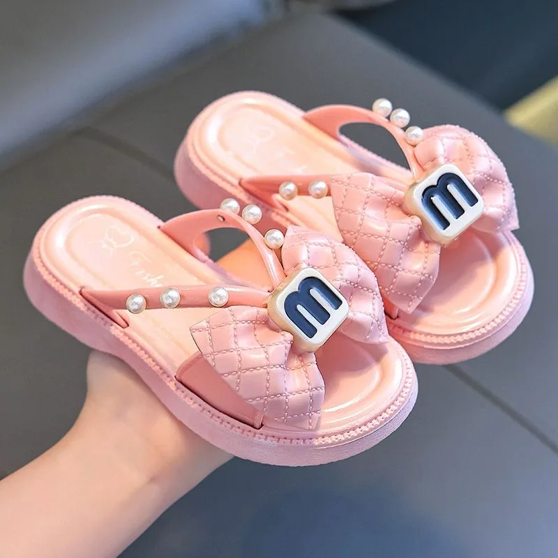 Cute Girls' Slippers 2024 Korean Style Fashion Sandals