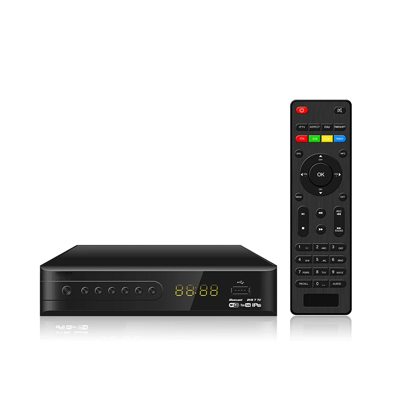 DVB T2 Decoders Support Multi Languages African Channels IP TV DVB-T2 TV Digital Tuners Free to Air MeeCast HD Dvb T2 Indonesia