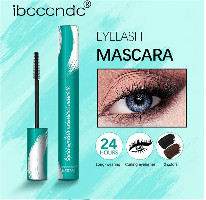 Ibcccndc Liquid Lash Extensions Mascara,Rich Black Mascara Keep Your ...