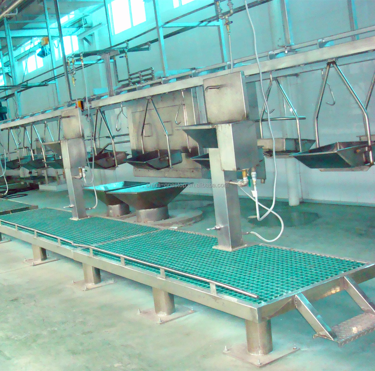 3200 sheep slaughterhouse equipment mutton slaughtering machine slaughterhouse production line