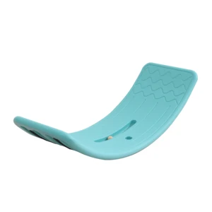 Children Durable Curvy Rocker Balance Board Plastic Juegos Wobble Board with Beads