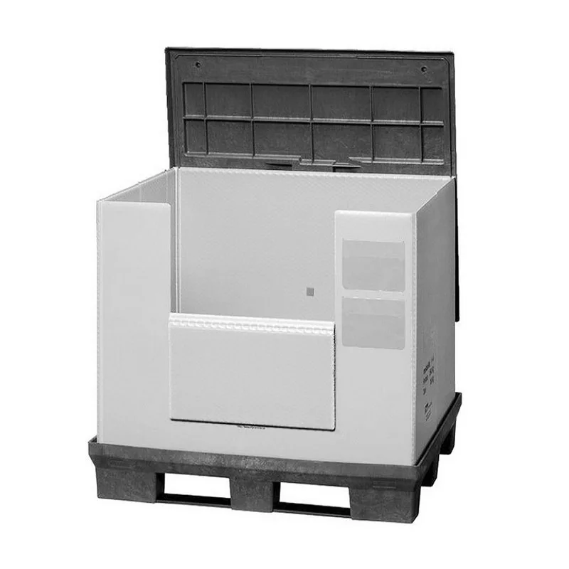 Durable and Reusable Large PP Honeycomb Gaylord Solid Returnable Collapsible Foldable Pallet Sleeve Pack Box for Auto Parts
