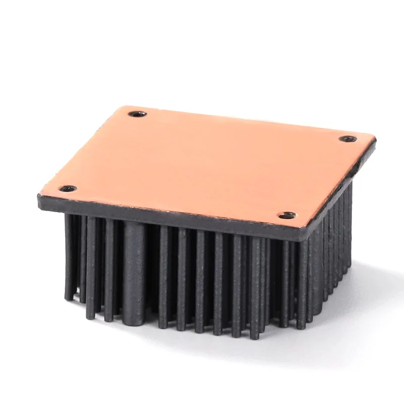 Pure Copper Graphene Heat Sink 50 * 50 * 20 Mm Cpu Cooler