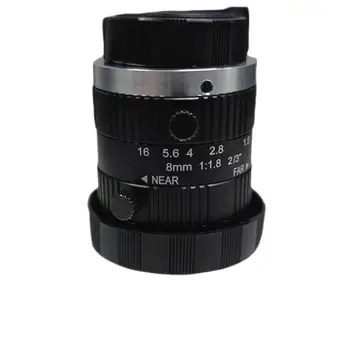 Machine Vision Industrial Camera Lens  2/3"   5MP 8mm Fixed Focal Length FA Machine Vision C Mount Lens